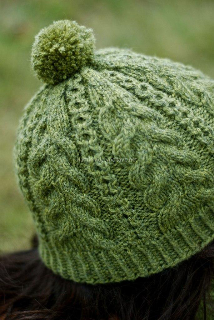 Зелена шапочка і рукавиці від Kirsten Kapur