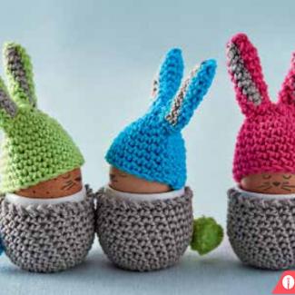 Зайчики - шапочки для яєць: ідеї до Великодня Основні вкладки