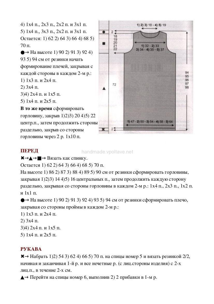 Схема та опис теплого білого плаття по фігурі