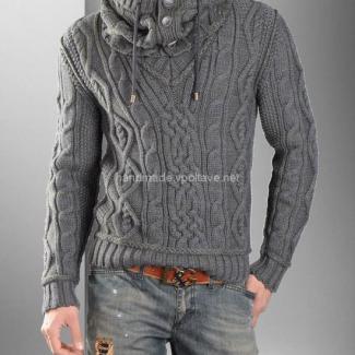 Чоловічий в'язаний пуловер з колекції D & G