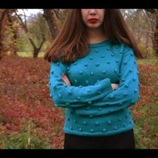 Обзор свитера с пупырышками от Marina Morgun